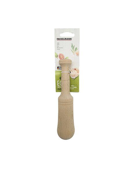 Pilão de madeira 20cm 30357 Flackelmann