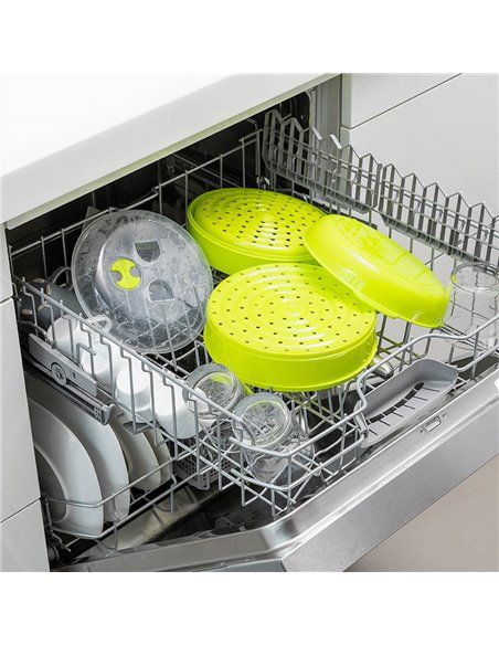 Vaporizador duplo de micro-ondas Fresh Innovagoods