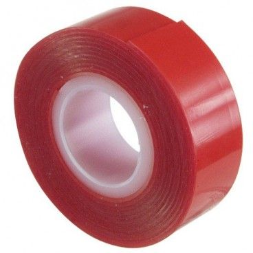 Fita Dupla Face Elástica Transparente 1,5 m. x 19mm.