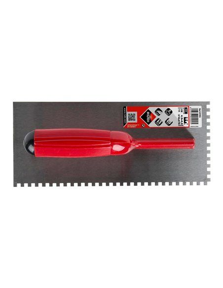 Pente de aço 28cm (6x6) cabo de plástico aberto 25903 RUBI