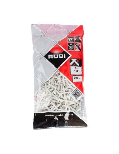 CRUCETAS JUNTAS 3mm. L (B-200 U.) 2902 RUBI