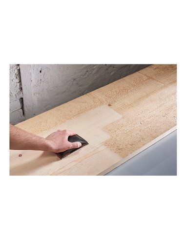 Bloco de lixamento manual de plástico Wolfcraft 130x70x32mm (2897000)