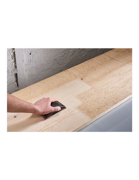 Bloco de lixamento manual de plástico Wolfcraft 130x70x32mm (2897000)