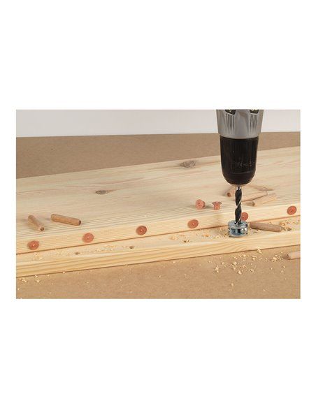 Juego de espigas de 28piezas juego para realizar uniones de espigas piezas en el juego: 28 piezas diámetro de trabajo:: 8mm jueg