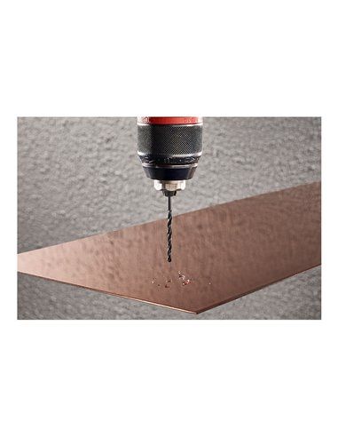 Conjunto de brocas de metal Wolfcraft HSS FL 1,5-6,5 mm 13 peças (7104000)