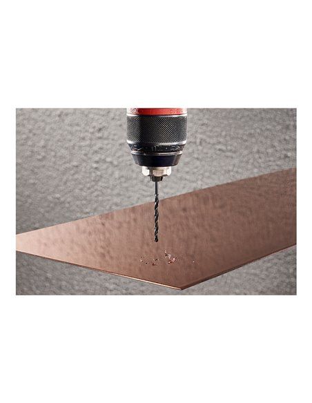 Conjunto de brocas de metal Wolfcraft HSS FL 1,5-6,5 mm 13 peças (7104000)