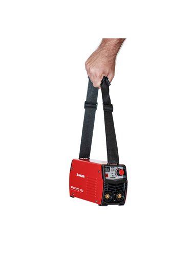 Inverter practico 130 solter soldador inverter de 130amp al 40%, completo con accesorios soldadura, maletín de aluminio, cepillo
