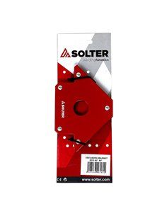 Escuadra magnet eco 45º 90º 82x117x14mm solter escuadra magnética. angulos: 45º / 90º. dimensiones: 82x117x14mm. fuerza traccion 2