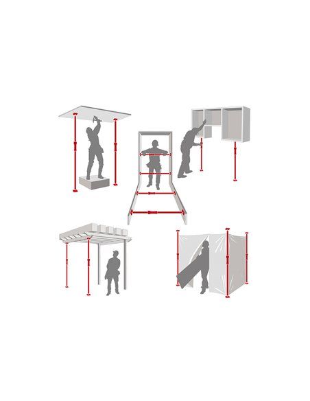Puntal expansion p2 piher 95-170cm ref. 30011