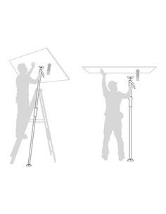 Dispositivo arm+ de construcción en aluminio piher ref. 34089. para usar con una sóla mano. capacidad de carga: 100kg. fabricado 2