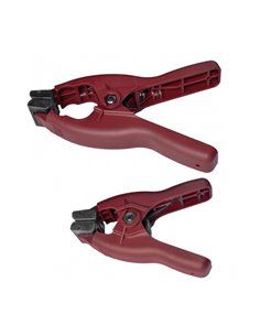 Pinza ajustable 3cm piher ref. 30910. pinza con fuerza de presión regulable mediante tornillo. cuerpo de nylon y fibra de vidrio 2
