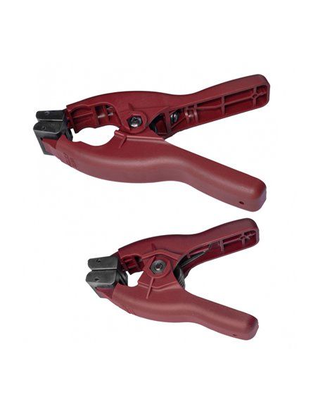Pinza ajustable 3cm piher ref. 30910. pinza con fuerza de presión regulable mediante tornillo. cuerpo de nylon y fibra de vidrio