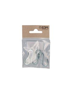 PACK 4uds. GANCHO FORMA S 40 ZINCADO 2