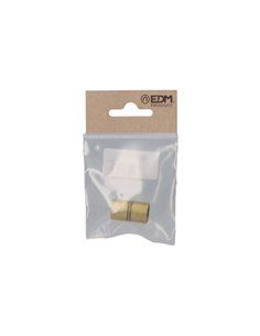 PACK 2uds. SOPORTE BARRA ARMARIO EXTENSIBLE 12  LATÓN 2