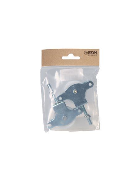 PACK 2uds. POLEA NYLON 40mm TORNILLO
