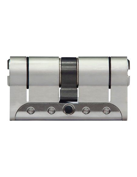 CILINDRO IRIDIUM M IRM3040L. LATÓN 70mm (30+40mm) LEVA LARGA 15mm. CON 5 LLAVES DE SEGURIDAD. IFAM