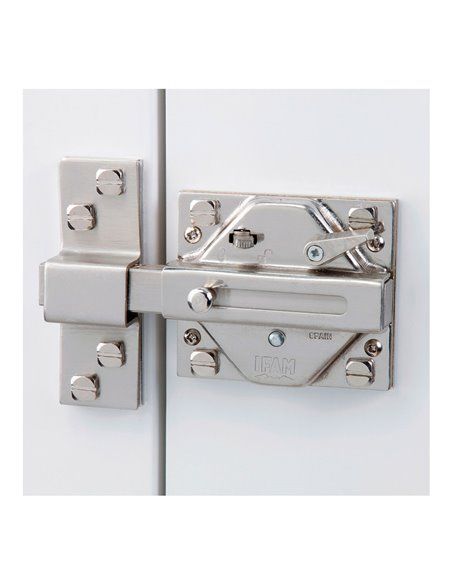 CERROJO CS88L M50. ACABADO LATONADO. CILINDRO DE 50mm. CON 5 LLAVES DE SEGURIDAD. IFAM