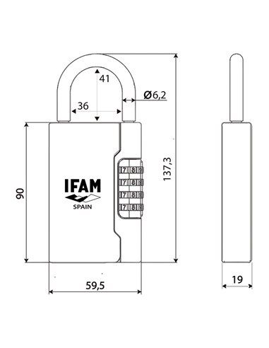 GUARDALLAVES CON ARCO G3 IFAM