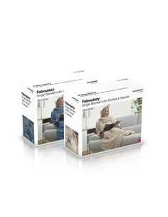 Batamanta individual con bolsillo central faboulazy innovagoods una confortable y cálida batamanta individual con un diseño reno 2