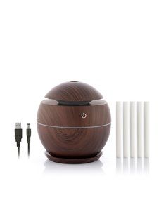 MINI HUMIDIFICADOR DIFUSOR DE AROMAS DARK WALNUT INNOVAGOODS 2
