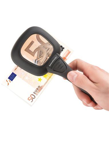 Lupa Innovagoods com LED e Luz Ultravioleta 3x