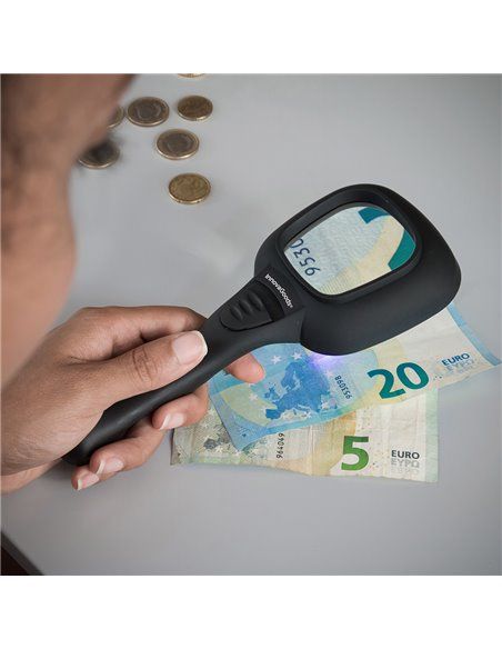 Lupa Innovagoods com LED e Luz Ultravioleta 3x