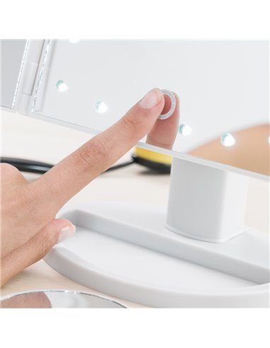 ESPEJO LED DE AUMENTO 4 EN 1 INNOVAGOODS