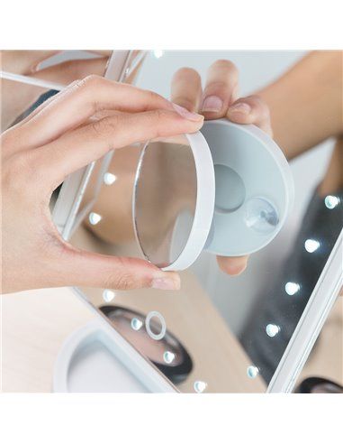 ESPEJO LED DE AUMENTO 4 EN 1 INNOVAGOODS