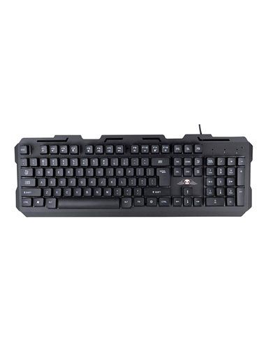 Teclado gaming qwerty luz rgb no fear