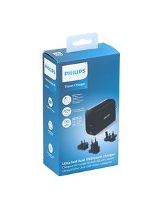 CARGADOR DE VIAJE ULTRA RAPIDO CON ACCESORIOS PHILIPS 2
