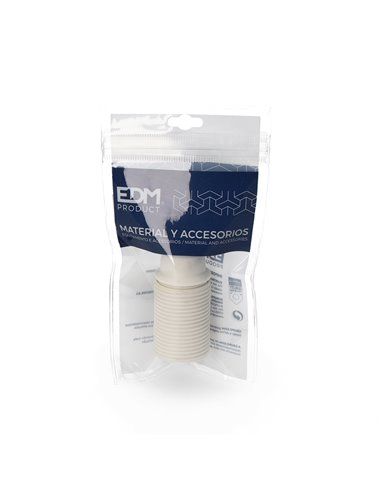 Portalamparas roscado e14 blanco solera blister