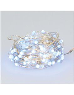 Guirnalda alambre LED 9,9M con USB + mando 32 funciones 6W RGB 2