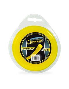 Linha dispensadora GARLAND para roçadora 20m 2,0mm...