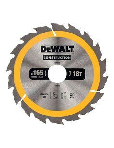 S.of. disco para construccion 165x30mm 18t (ac) dt1936-qz dewalt 2