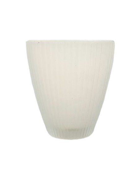 Tulipa de cristal mate modelo Viena 13x13cm