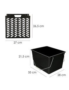 Cubeta Pintura 15 Litros Con Rejilla. Fabricado en Plastico. Cubeta Pintor, Cubo Pintura, Cubo Pintura con Rodillo, 2