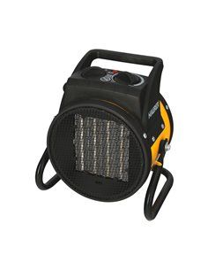 Aquecedor com ventilador de cerâmica para piso e parede 1000/2000 Watt.