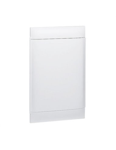 LEGRAND 137048 | Caja empotrar Practibox S puerta lisa 3x18 filas para tabiques prefabricados