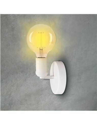 Foco de techo simple Serie Sarkka E27 Blanco