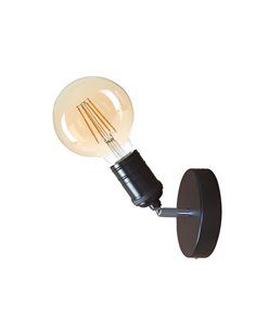 Foco de techo simple Serie Sarkka E27 Negro