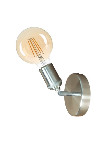 Foco de techo simple Serie Sarkka E27 Níquel