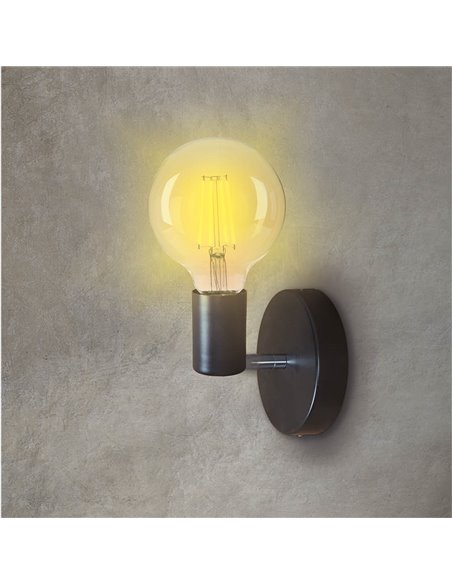 Foco de techo Serie Kestila E27 Negro