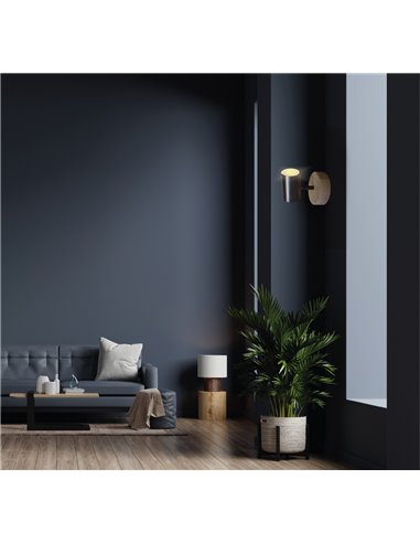 Foco de techo simple Serie Rintela GU10 Negro