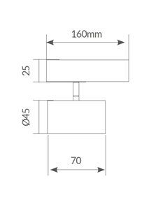 Foco de techo Serie Rintela GU10 Blanco 2