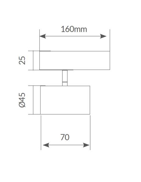 Foco de techo simple Serie Rintela GU10 Blanco