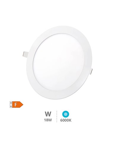 Downlight empotrable LED redondo Virey 18W 6500K Blanco