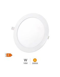 Downlight empotrable LED redondo Virey 18W 3000K Blanco 2