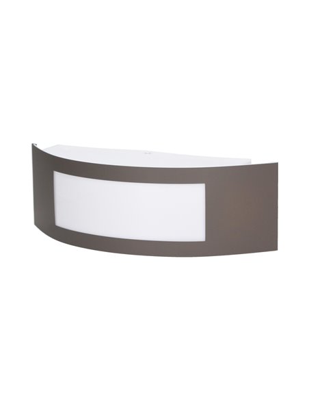 Aplique pared Gensi  E27 Máx. 14W Gris antracita