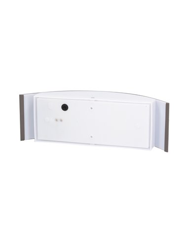 Aplique pared Gensi E27 Máx. 14W Gris antracita