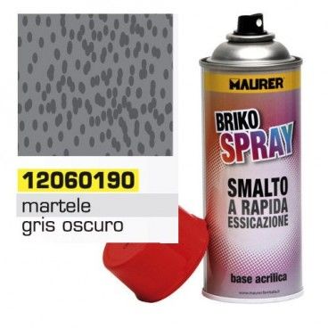Spray Pintura Gris Martele Forja Oscuro 400 ml.